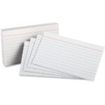 Oxford Printable Index Card – 3" X 5" – 85 Lb Basis Weight In 3 By 5 Index Card Template