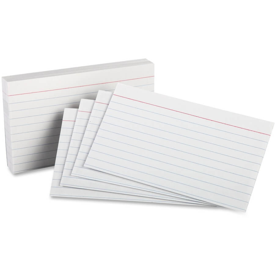 Oxford Printable Index Card - 3" X 5" - 85 Lb Basis Weight In 3 By 5 Index Card Template