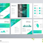 Page Layout For Company Profile, Annual Report, And Brochure Inside Welcome Brochure Template