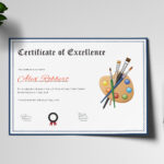 Painting Award Certificate Template Regarding Player Of The Day Certificate Template