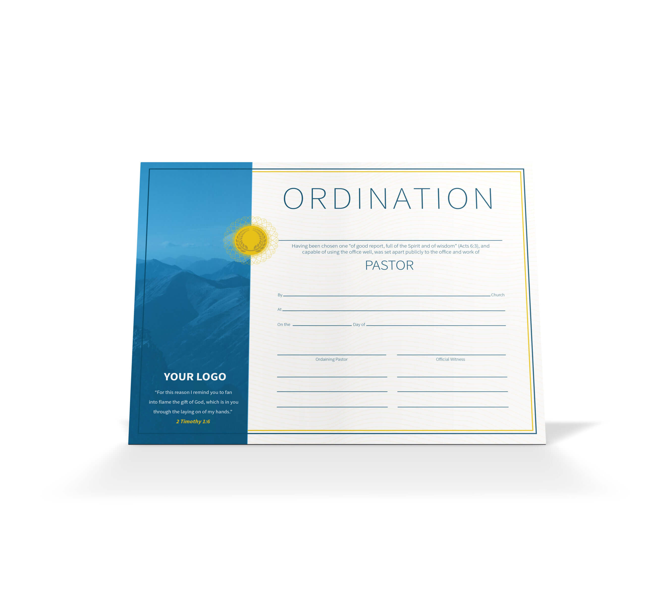 Pastor Ordination Certificate - Vineyard Digital Membership In Ordination Certificate Template
