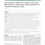 Pdf) Contemporary Chiropractic Practice In The Uk: A Field Intended For Chiropractic Travel Card Template