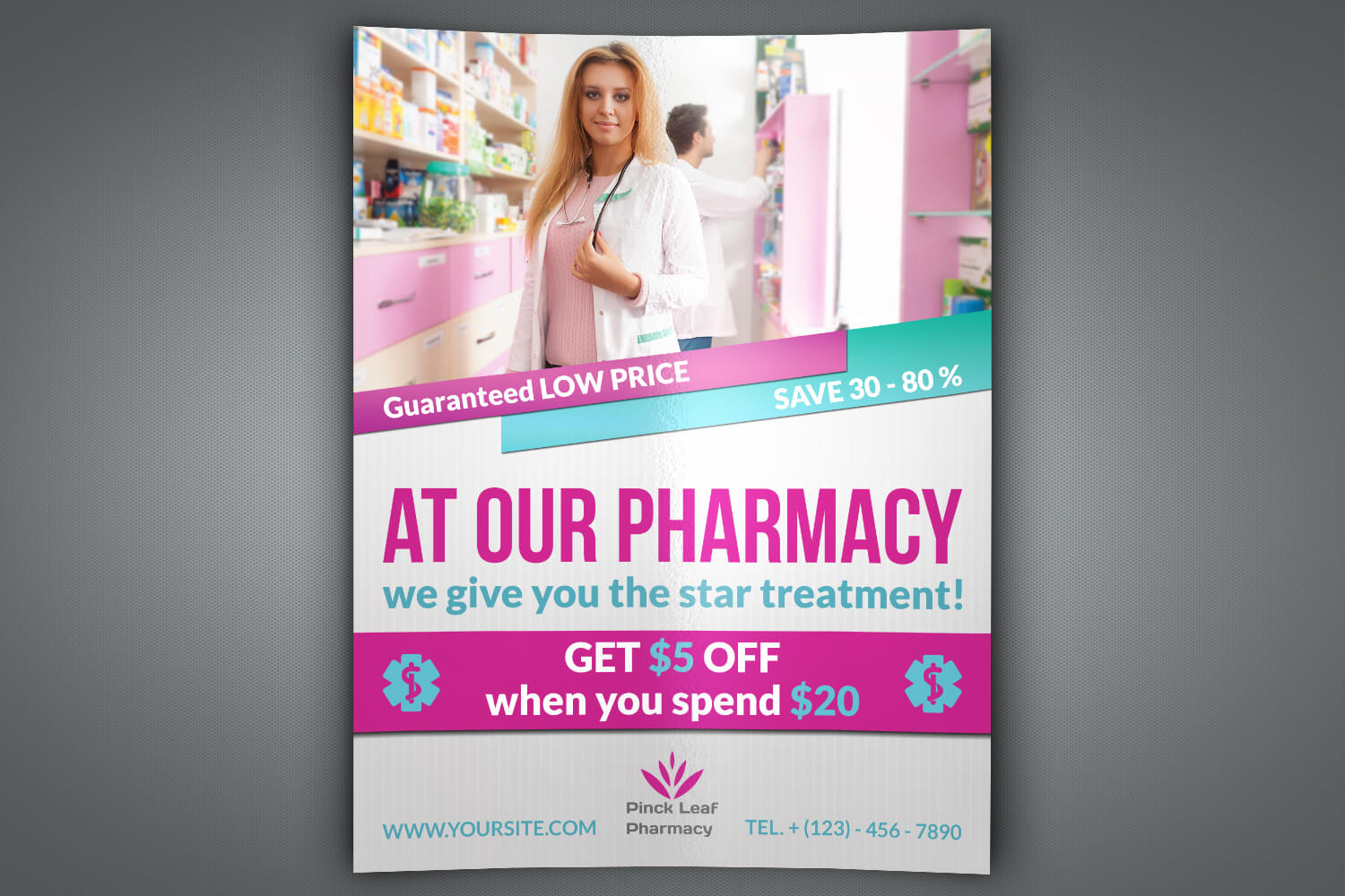 Pharmacy Flyer Template With Regard To Pharmacy Brochure Template Free
