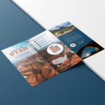 Photo Centric Outdoor Travel Brochure Idea – Venngage Pertaining To Welcome Brochure Template