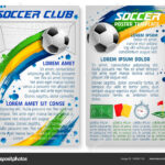 Photo: Soccer Team Template | Vector Soccer Team Club Throughout Soccer Referee Game Card Template