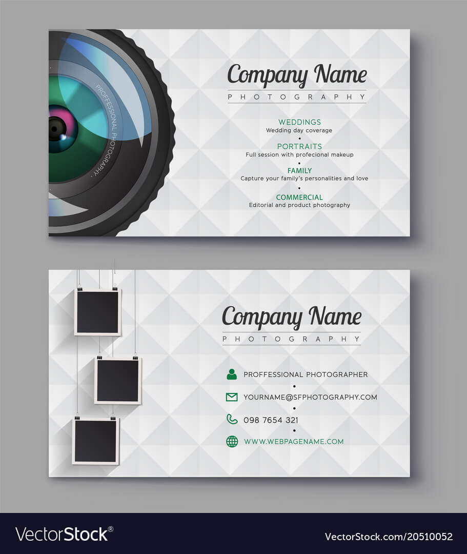 Photographer Business Card Template Design For Regarding Photography Business Card Templates Free Download