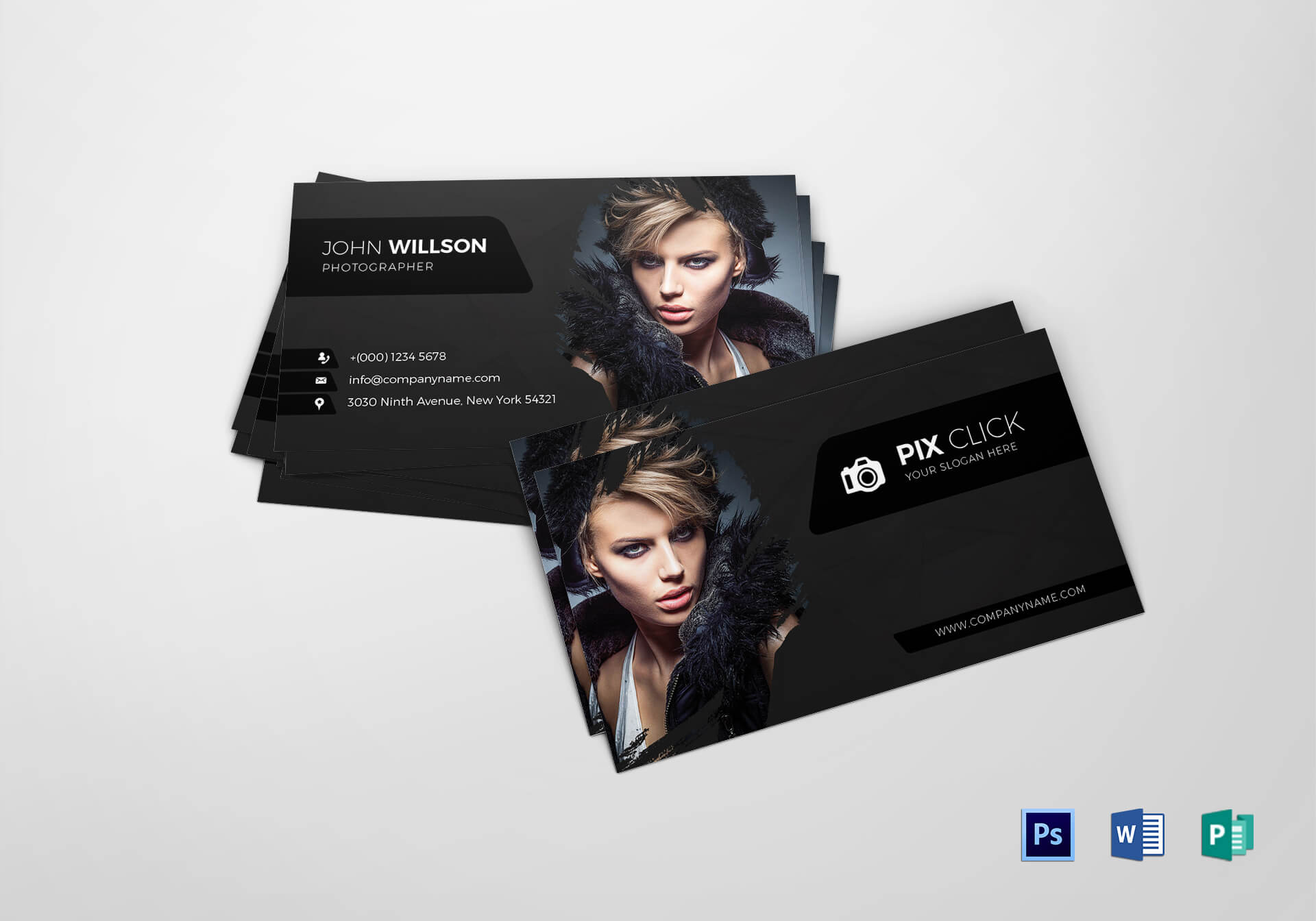 Photographer Business Card Template Intended For Photography Business Card Template Photoshop