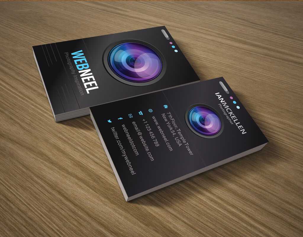 Photography Business Card Design Template 35 - Freedownload For Photography Business Card Templates Free Download