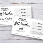 Photography Gift Voucher Certificate Template Psd For Photoshop X 2 For Photoshoot Gift Certificate Template