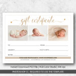 Photography Studio Gift Certificate Template with regard to Gift Certificate Template Photoshop