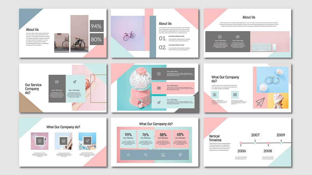 Pink Pastel Free Powerpoint Template Within Pretty Powerpoint Templates