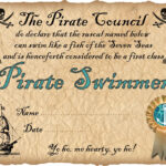 Pirate Swimmer Certificate | Rooftop Post Printables Within Free Swimming Certificate Templates