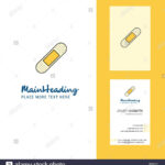 Plaster Creative Logo And Business Card. Vertical Design Pertaining To Plastering Business Cards Templates