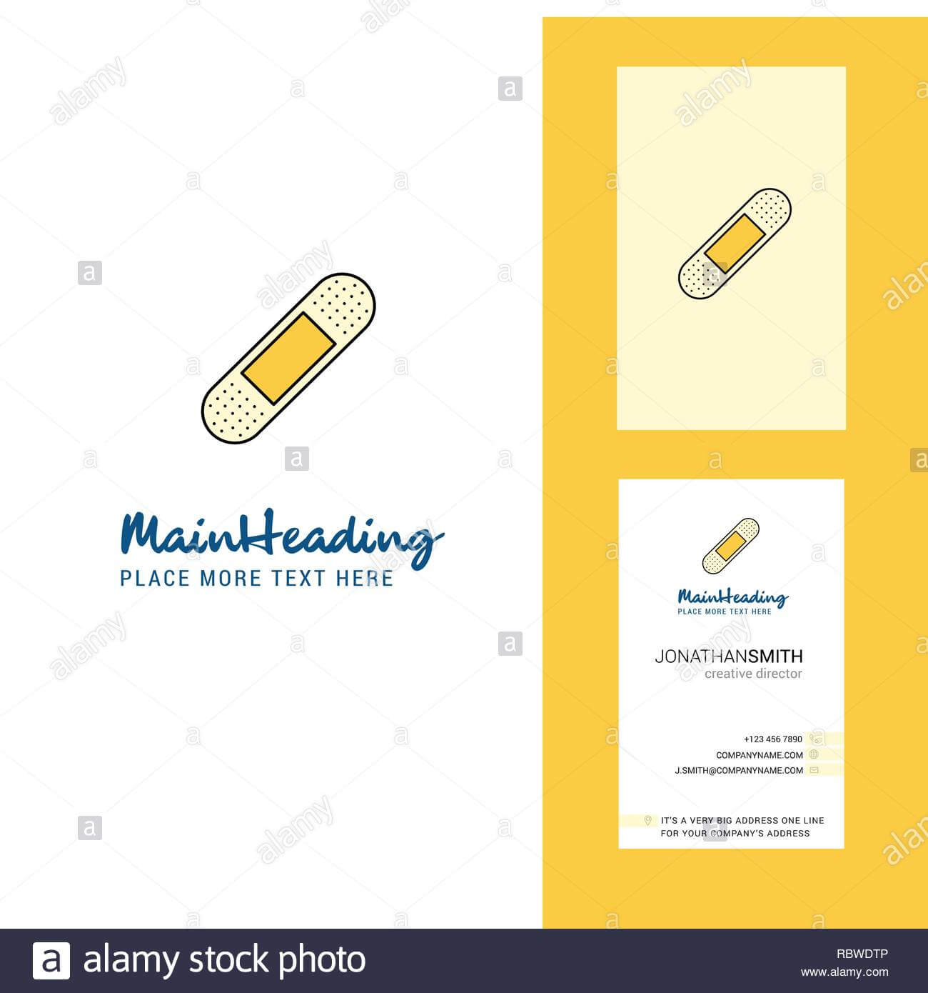Plaster Creative Logo And Business Card. Vertical Design Pertaining To Plastering Business Cards Templates