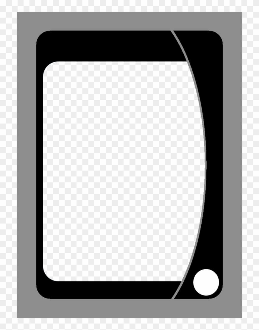 Playing Card Template Png - Uno Card Blanks Clipart In Blank Magic Card Template