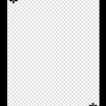 Playing Cards , Clover Playing Card Illustration Transparent For Playing Card Template Illustrator