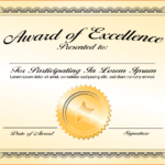 Png Certificates Award Transparent Certificates Award Intended For Blank Certificate Of Achievement Template