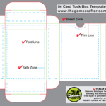 Poker Tuck Box (54 Cards) Throughout Card Box Template Generator