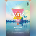 Pool Party – Free Summer Psd Flyer Template – Psdflyer Regarding Real Estate Brochure Templates Psd Free Download