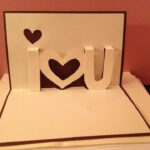 Pop Up Cards - I Love You Pop Up Card - Youtube throughout I Love You Pop Up Card Template