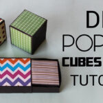 Pop Up Cubes Card | How To Make Pop Up Cubes In A Box Tutorial In Pop Up Box Card Template