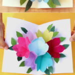 Pop Up Flowers Diy Printable Mother's Day Card – A Piece Of With Free Printable Pop Up Card Templates