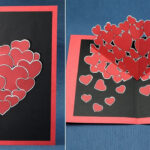 Pop Up Valentine Cards Diy | Vallentine Gift Card Throughout Pixel Heart Pop Up Card Template