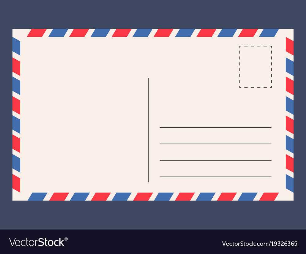 Post Card Template In Post Cards Template