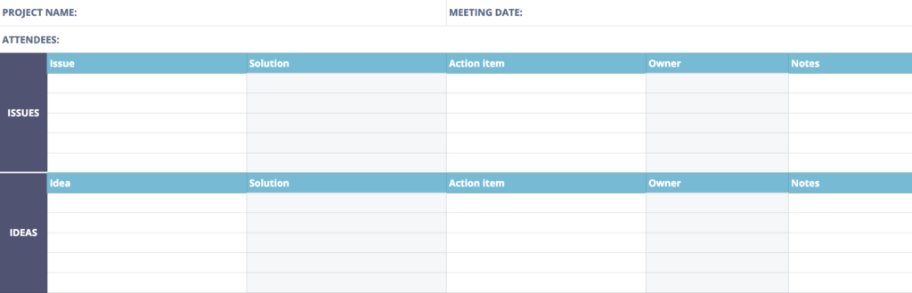 Post Mortem Meeting Template And Tips | Teamgantt With Regard To Post ...