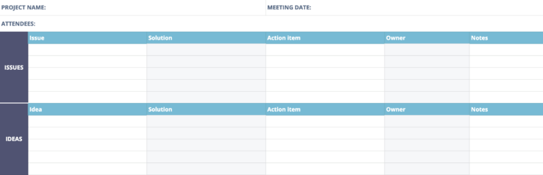 Post Mortem Meeting Template And Tips | Teamgantt With Regard To Post ...