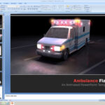 Powerpoint: Ambulance Flash Presentation Template For Ambulance Powerpoint Template