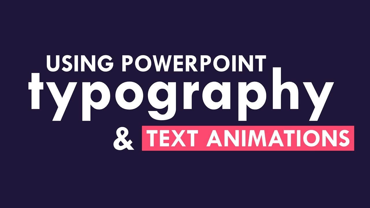 Powerpoint Animation Tutorial Kinetic Typography Part 02 Throughout Powerpoint Kinetic Typography Template