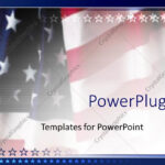 Powerpoint Template: American Flag Patriotic On Faded Inside Patriotic Powerpoint Template