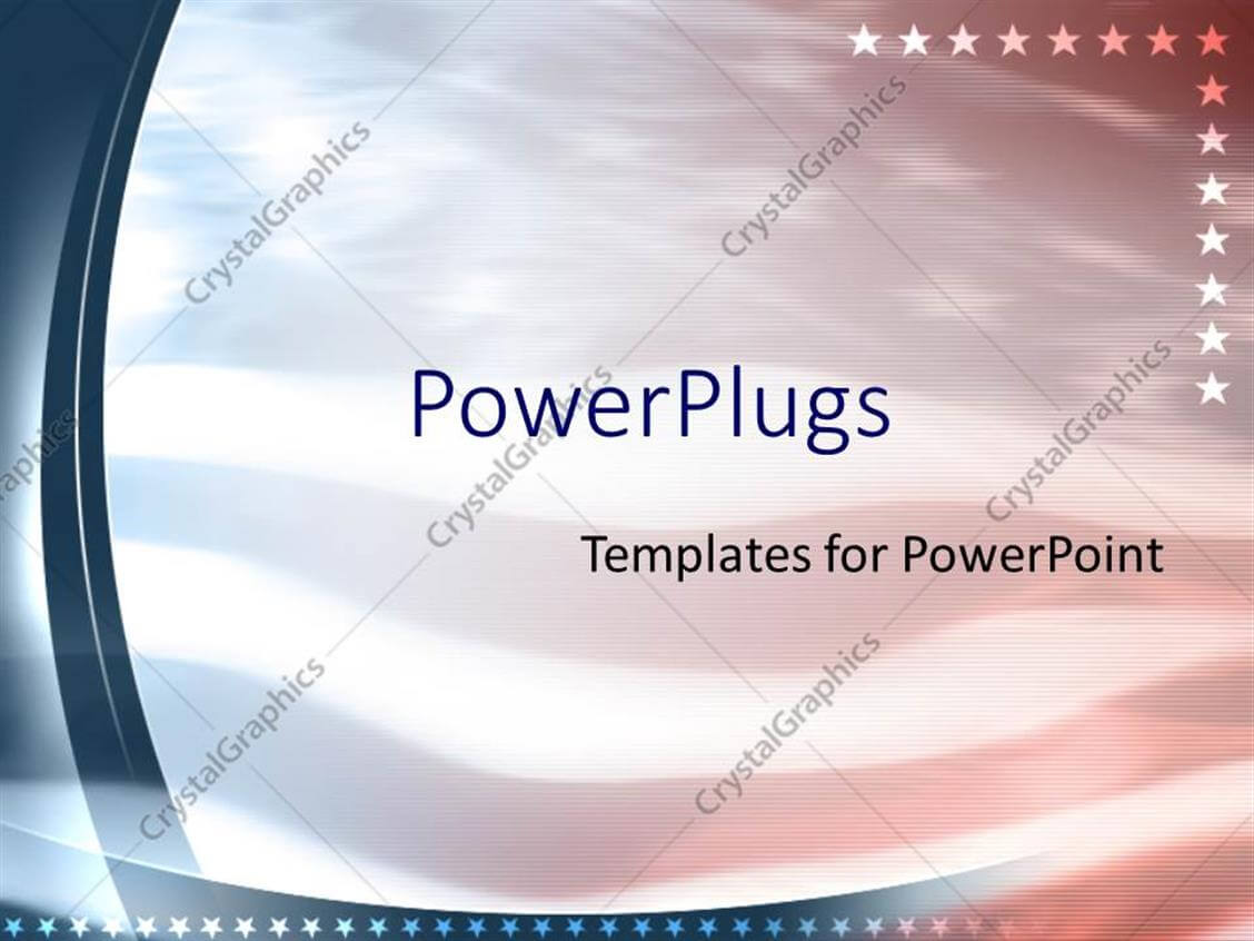 Powerpoint Template: American Flag Patriotic United States For Patriotic Powerpoint Template