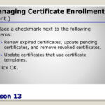 Ppt – Configuring Active Directory Certificate Services In Update Certificates That Use Certificate Templates