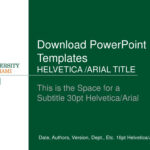 Ppt – Download Powerpoint Templates Helvetica /arial Title Intended For University Of Miami Powerpoint Template