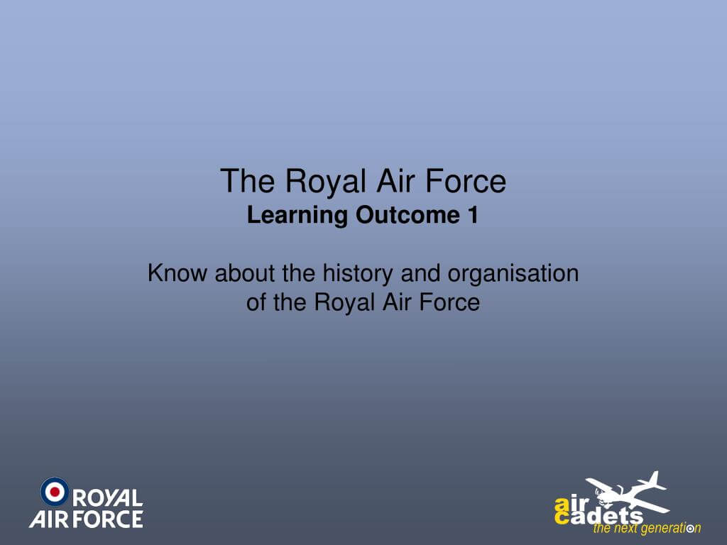 Ppt – The Royal Air Force Powerpoint Presentation, Free Pertaining To Raf Powerpoint Template