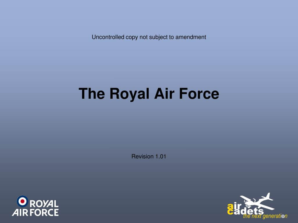 Ppt - The Royal Air Force Powerpoint Presentation, Free With Raf Powerpoint Template