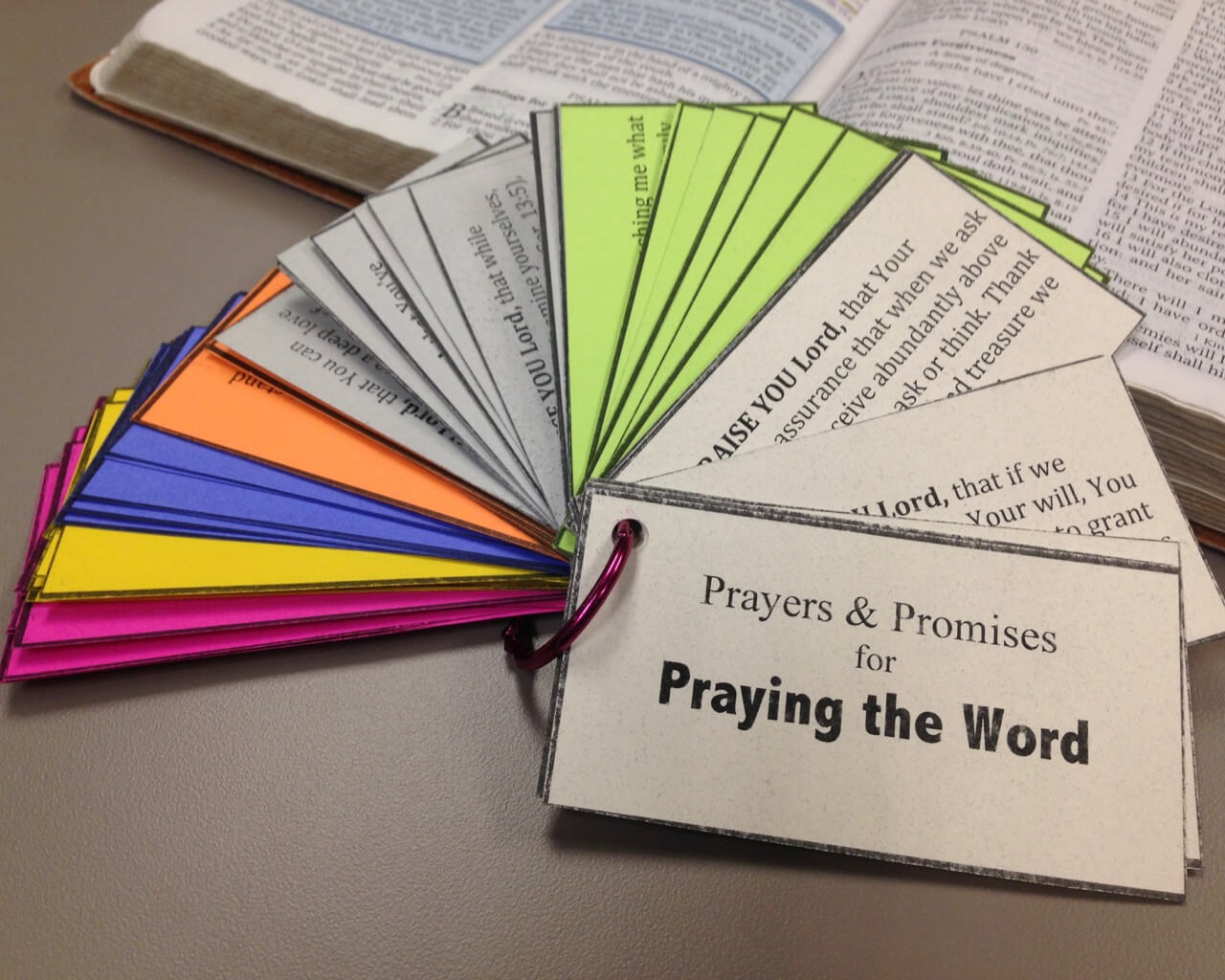 Praying The Word: Prayer & Promise Cards | Revival & Reformation Pertaining To Prayer Card Template For Word