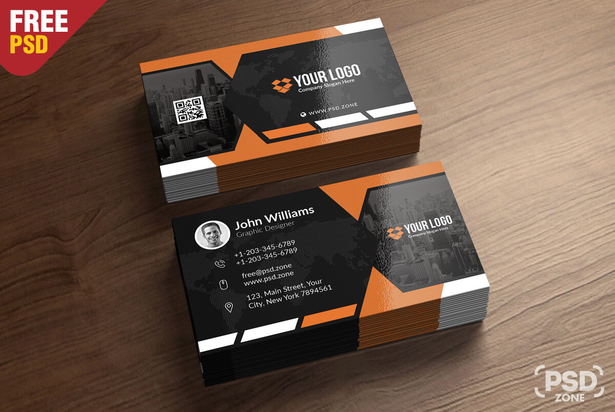 Premium Business Card Templates Free Psd – Psd Zone Intended For Visiting Card Psd Template