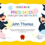 Preschool Graduation Certificates Templates – Sabaya Pertaining To Free Printable Graduation Certificate Templates