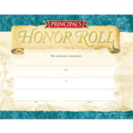 Principal's Honor Roll Gold Foil Stamped Certificates – Pack Of 25 Regarding Honor Roll Certificate Template