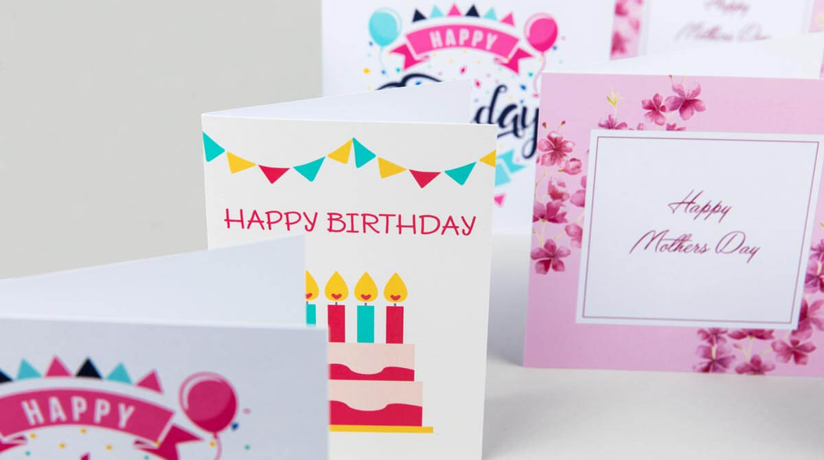 Print Greeting Cards | Custom Greeting Cards | Digital Intended For Birthday Card Indesign Template