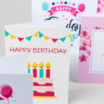 Print Greeting Cards | Custom Greeting Cards | Digital Intended For Birthday Card Template Indesign