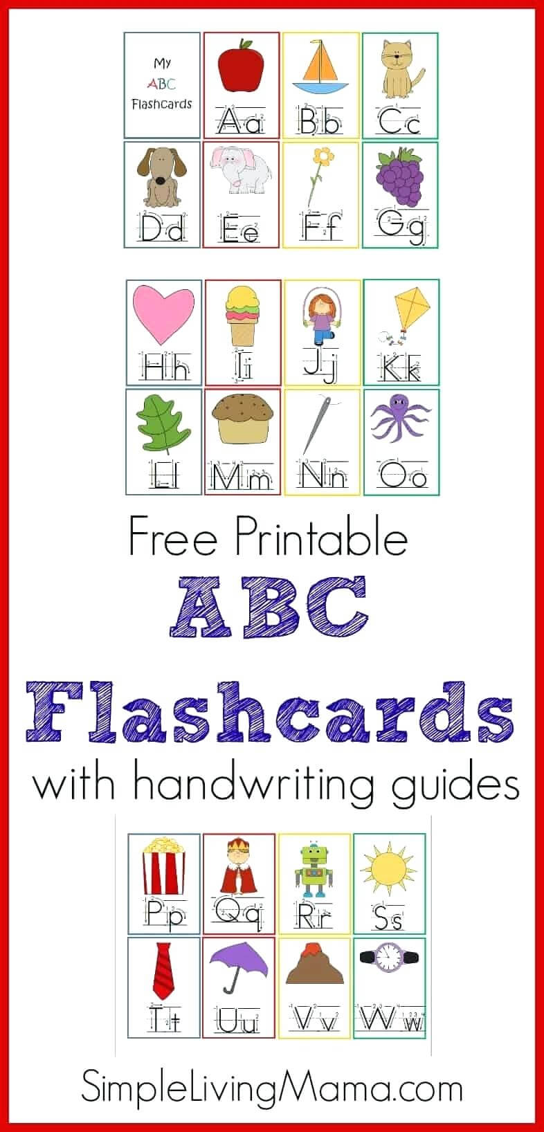 Printable Alphabet Flash Cards Kindergarten – Vmarques With Regard To Free Printable Flash Cards Template