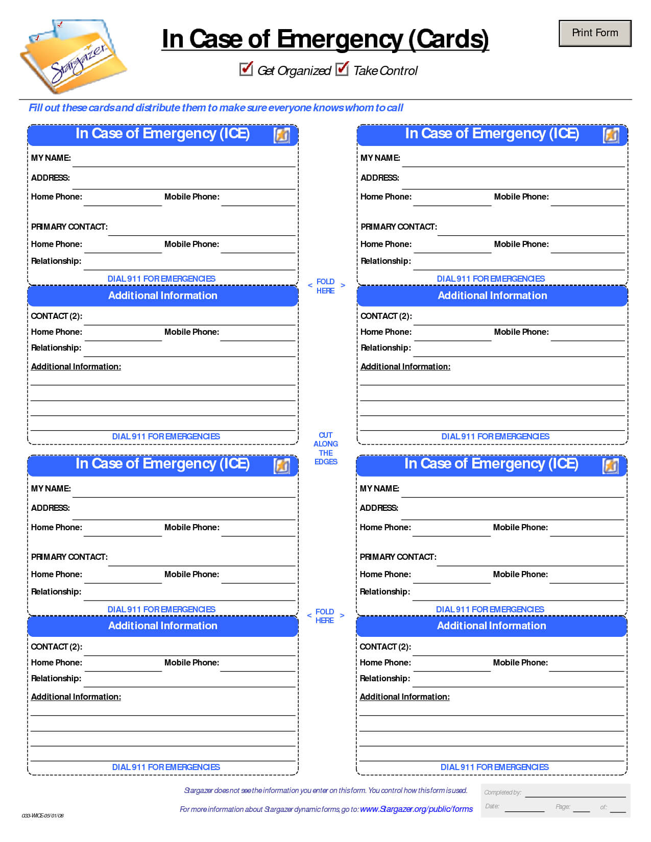 Printable Emergency Card | Template Business Psd, Excel Within Med Cards Template