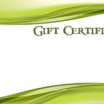Printable Gift Certificate Templates Intended For Custom Gift Certificate Template