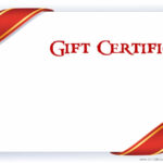 Printable Gift Certificate Templates With Regard To Dinner Certificate Template Free