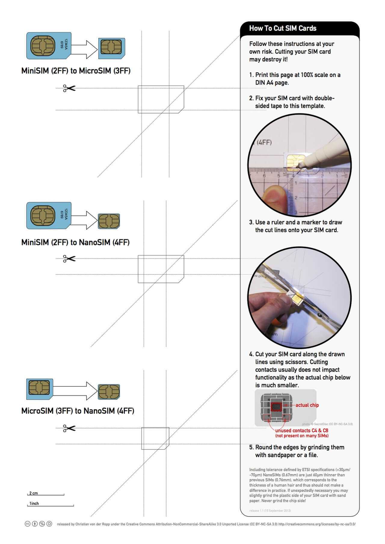 Printable Nano Sim And Micro Sim Cutting Guide [Download For Sim Card Template Pdf