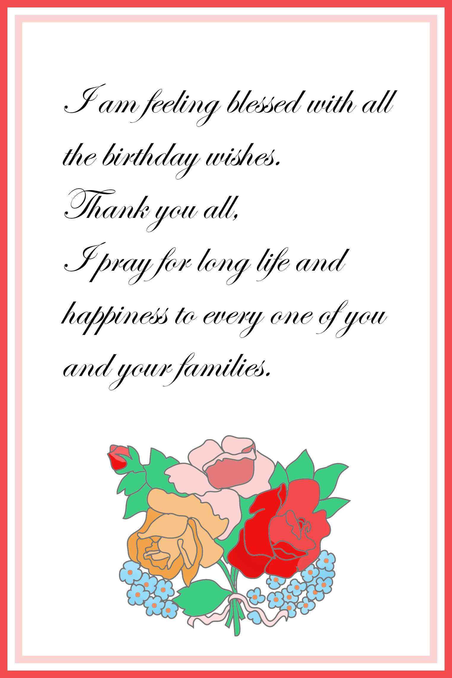 Printable Thank You Cards – Free Printable Greeting Cards Inside Christmas Thank You Card Templates Free